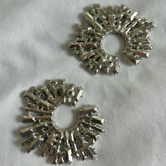 Crystal Statement Earrings - Picture 2 of 4